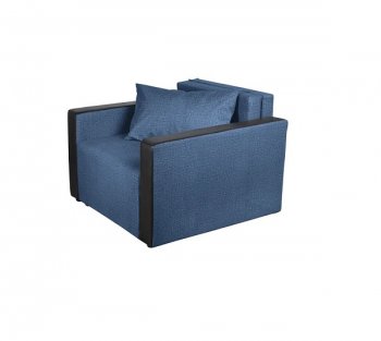 Кресло-кровать Милена с подлокотниками Синий в Кунгуре - kungur.mebel-74.com | фото