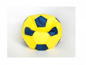 Кресло-мешок Мяч малый желто-синее в Кунгуре - kungur.mebel-74.com | фото