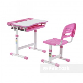 Комплект парта + стул трансформеры Cantare Pink в Кунгуре - kungur.mebel-74.com | фото