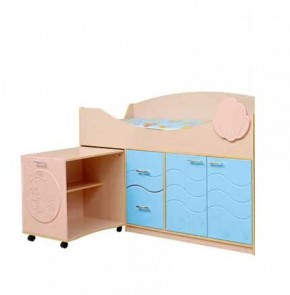 Набор мебели для детской Юниор -12.2 (700*1860) МДФ матовый в Кунгуре - kungur.mebel-74.com | фото