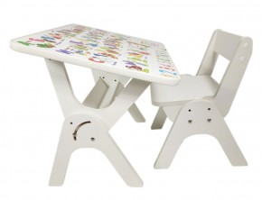 Детский растущий стол-парта и стул Я САМ "Умка" (Алфавит) в Кунгуре - kungur.mebel-74.com | фото