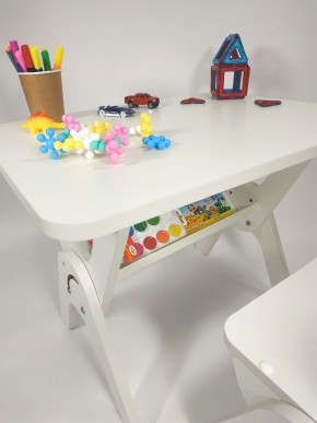 Детский растущий стол-парта и стул Я САМ "Умка" (Белый) в Кунгуре - kungur.mebel-74.com | фото