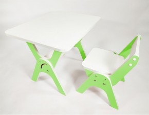 Детский растущий стол-парта и стул Я САМ "Умка" (Зеленый) в Кунгуре - kungur.mebel-74.com | фото