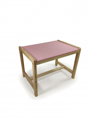 Детский растущий стол Я САМ "Лофт" (Розовый, Сосна) в Кунгуре - kungur.mebel-74.com | фото