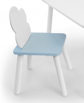 Детский стул Облачко (Белый/Голубой/Белый) в Кунгуре - kungur.mebel-74.com | фото