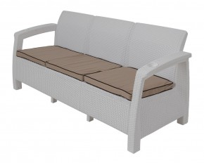 Диван Yalta Premium Sofa 3 Set (Ялта) белый (+подушки под спину) в Кунгуре - kungur.mebel-74.com | фото