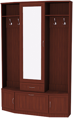 Шкаф для прихожей с зеркалом арт.600 в Кунгуре - kungur.mebel-74.com | фото