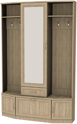 Шкаф для прихожей с зеркалом арт.600 в Кунгуре - kungur.mebel-74.com | фото