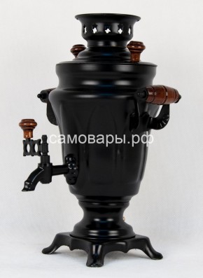 Электрический самовар "Черный Русский" матовый тюльпан в наборе на 1,5 литра. Ограниченная серия. в Кунгуре - kungur.mebel-74.com | фото