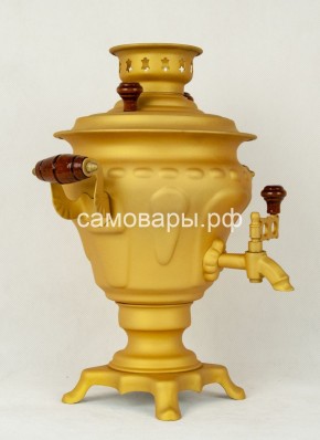 Электрический самовар "Русское золото" матовая груша на 2 литра (Ограниченная серия) в Кунгуре - kungur.mebel-74.com | фото
