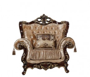 Комплект мягкой мебели Эсмеральда (Орех) без механиза раскладки (3+1+1) в Кунгуре - kungur.mebel-74.com | фото