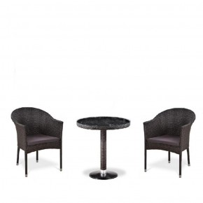 Комплект плетеной мебели T601/Y350A-W53 Brown (2+1) в Кунгуре - kungur.mebel-74.com | фото