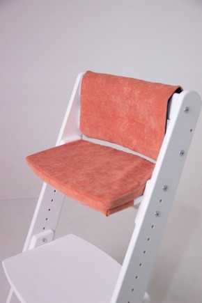 Комплект растущий стул и подушки Конёк Горбунёк Комфорт  (Белый, Терракота) в Кунгуре - kungur.mebel-74.com | фото