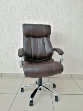 Кресло Barneo K-303 для руководителя (коричневая экокожа) в Кунгуре - kungur.mebel-74.com | фото