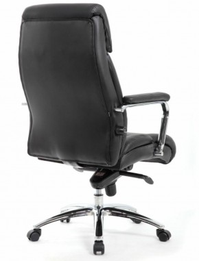 Кресло BRABIX PREMIUM "Phaeton EX-502" (кожа с компаньоном, хром, черное) 530882 в Кунгуре - kungur.mebel-74.com | фото