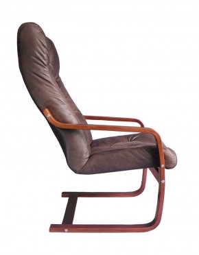 Кресло для отдыха (пружинка) Магнат 102-З-Ш замша ШОКОЛАД в Кунгуре - kungur.mebel-74.com | фото