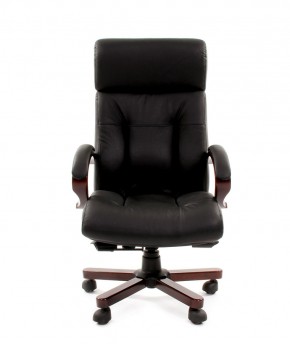 Кресло для руководителя CHAIRMAN  421 (Натуральная кожа) Черное в Кунгуре - kungur.mebel-74.com | фото