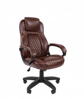 Кресло для руководителя  CHAIRMAN 432 (Экокожа коричневая) в Кунгуре - kungur.mebel-74.com | фото