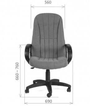Кресло для руководителя  CHAIRMAN 685 СТ (ткань стандарт 10-356 черная) в Кунгуре - kungur.mebel-74.com | фото