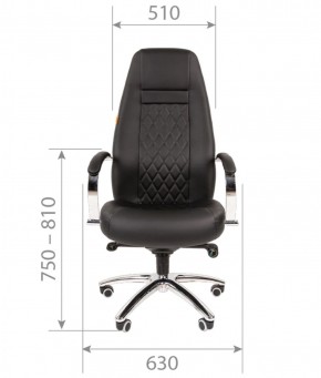Кресло для руководителя CHAIRMAN 950 (Экокожа) Черное в Кунгуре - kungur.mebel-74.com | фото
