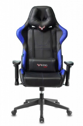 Кресло игровое Бюрократ VIKING 5 AERO BLUE черный/синий в Кунгуре - kungur.mebel-74.com | фото