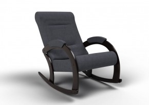 Кресло-качалка Венето 13-Т-ГР (ткань/венге) ГРАФИТ в Кунгуре - kungur.mebel-74.com | фото