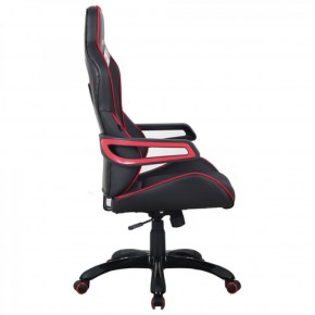 Кресло компьютерное BRABIX Nitro GM-001 (ткань/экокожа) черное, вставки красные (531816) в Кунгуре - kungur.mebel-74.com | фото