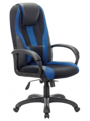 Кресло компьютерное BRABIX PREMIUM "Rapid GM-102" (экокожа/ткань, черное/синее) 532106 в Кунгуре - kungur.mebel-74.com | фото