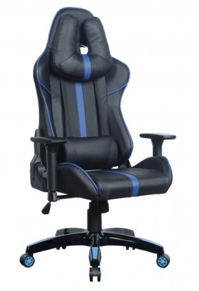 Кресло компьютерное BRABIX "GT Carbon GM-120" (черное/синее) 531930 в Кунгуре - kungur.mebel-74.com | фото