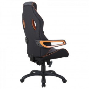 Кресло компьютерное BRABIX Techno Pro GM-003 (ткань черное/серое, вставки оранжевые) 531813 в Кунгуре - kungur.mebel-74.com | фото