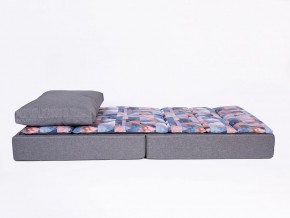 Кресло-кровать бескаркасное Харви (коричневый-геометрия браун) в Кунгуре - kungur.mebel-74.com | фото