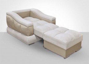 Кресло-кровать + Пуф Голливуд (ткань до 300) НПБ в Кунгуре - kungur.mebel-74.com | фото
