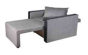 Кресло-кровать Милена с подлокотниками (серый) Велюр в Кунгуре - kungur.mebel-74.com | фото