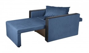 Кресло-кровать Милена с подлокотниками (синий) Велюр в Кунгуре - kungur.mebel-74.com | фото
