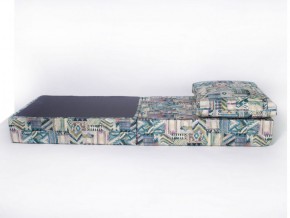 Кресло-кровать-пуф бескаркасное Окта (Велюр принт 2) в Кунгуре - kungur.mebel-74.com | фото