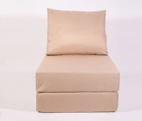 Кресло-кровать-пуф бескаркасное Прайм (Бежевый песочный) в Кунгуре - kungur.mebel-74.com | фото
