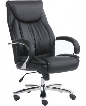 Кресло офисное BRABIX PREMIUM "Advance EX-575" (хром, экокожа, черное) 531825 в Кунгуре - kungur.mebel-74.com | фото