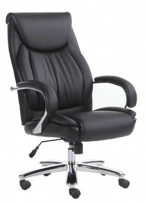 Кресло офисное BRABIX "Advance EX-575" (хром/экокожа/черное) 531825 в Кунгуре - kungur.mebel-74.com | фото