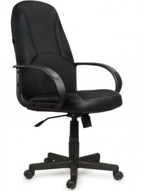 Кресло офисное BRABIX "City EX-512" (кожзам черный, ткань черная) 531407 в Кунгуре - kungur.mebel-74.com | фото
