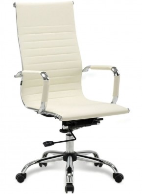 Кресло офисное BRABIX "Energy EX-509" (экокожа, хром, бежевое) 531166 в Кунгуре - kungur.mebel-74.com | фото