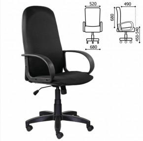 Кресло офисное BRABIX "Praktik EX-279" (ткань JP/кожзам, черное) 532019 в Кунгуре - kungur.mebel-74.com | фото