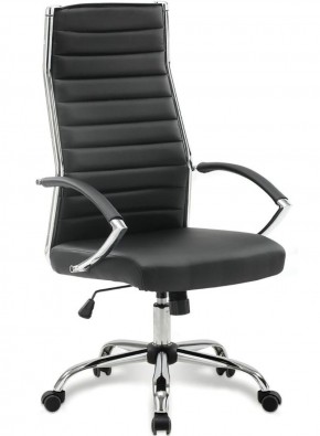 Кресло офисное BRABIX "Style EX-528", экокожа, хром, черное, 531947 в Кунгуре - kungur.mebel-74.com | фото