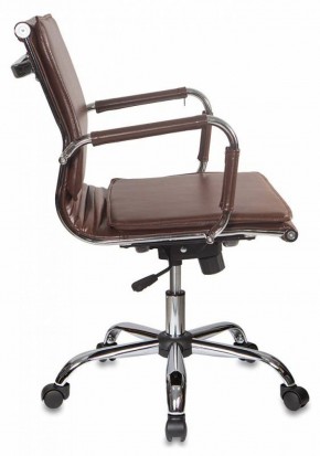 Кресло руководителя Бюрократ CH-993-LOW/BROWN коричневый в Кунгуре - kungur.mebel-74.com | фото