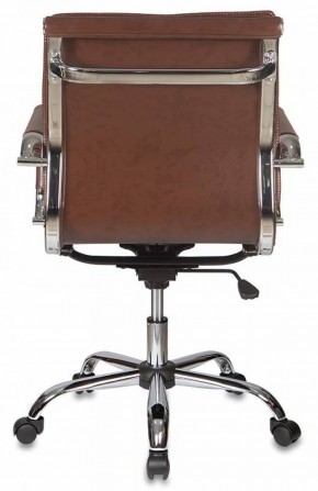 Кресло руководителя Бюрократ CH-993-LOW/BROWN коричневый в Кунгуре - kungur.mebel-74.com | фото