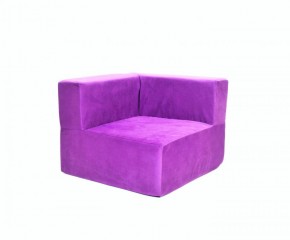 Кресло-угловое-модуль бескаркасное Тетрис 30 (Фиолетовый) в Кунгуре - kungur.mebel-74.com | фото