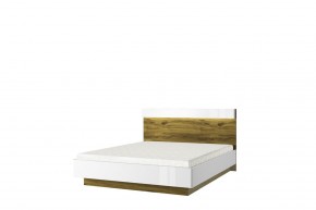 Кровать 160 с подъемником, TORINO, цвет белый/Дуб наварра в Кунгуре - kungur.mebel-74.com | фото