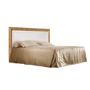 Кровать 2-х спальная (1,4 м)Тиффани штрих-лак/золото с подъемным механизмом (ТФКР140-2[7]) в Кунгуре - kungur.mebel-74.com | фото