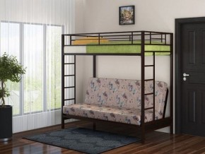 Кровать двухъярусная с диваном "Мадлен" (Коричневый/Бежевый) в Кунгуре - kungur.mebel-74.com | фото
