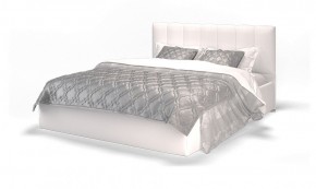 Кровать Элен 1600 + основание с ПМ (Vega white) белый в Кунгуре - kungur.mebel-74.com | фото
