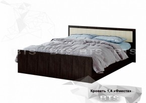 Кровать Фиеста 1400 LIGHT + Проложки LIGHT 1400 ДСП (Венге/Лоредо) в Кунгуре - kungur.mebel-74.com | фото